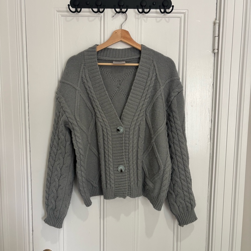 Taylor Swift TTPD Cable Knit Cardigan